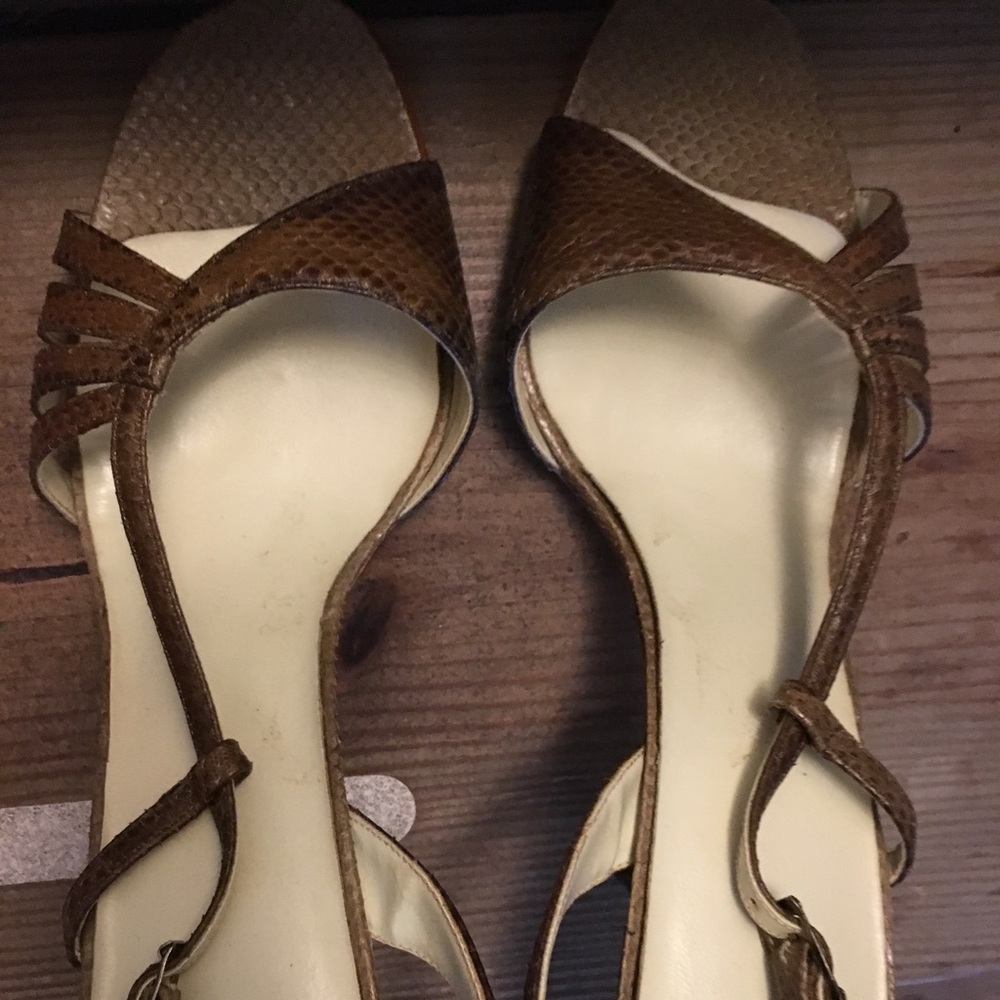 Brown sandals size 38